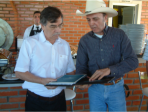 Bianco com o diretor Hospital Barretos