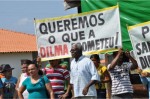 Manifestacao na Usina Jirau - Porto Velho (RO) Manifestacao na Usina Jirau - Porto Velho (RO)