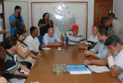 Entrevista Coletiva sobre a Nova Gripe em ji-Parana Ji-Paraná se prepara contra a Nova Gripe H1N1