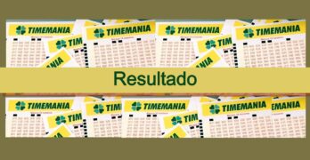 Últmo resultado da Timemania